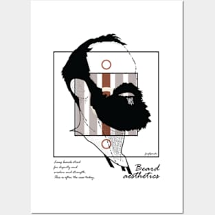 Beard aesthetics version 9 Posters and Art